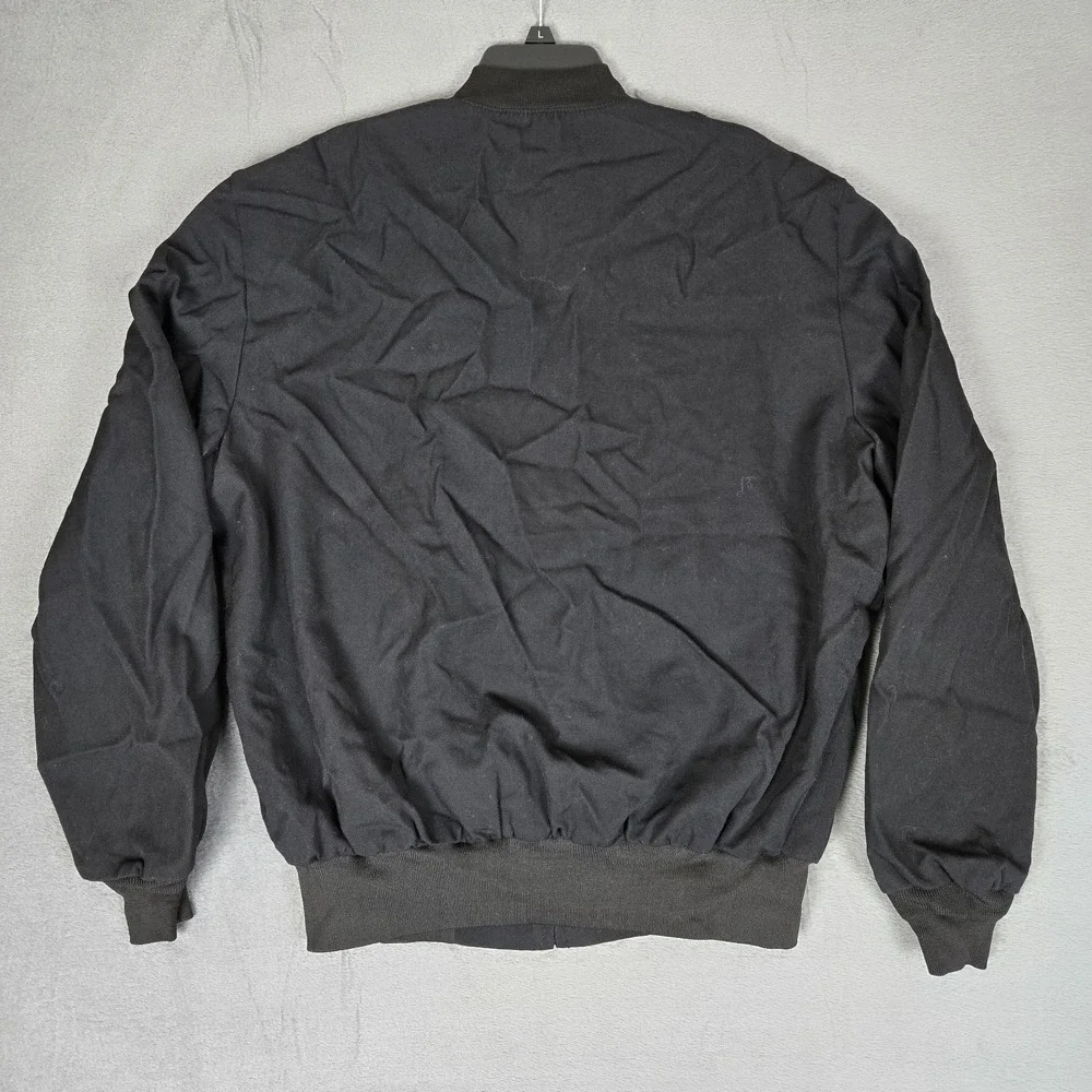 Neptune Garment Co Jacket Mens 44 Long‎ Wool Polyester Blend Black Army Officer